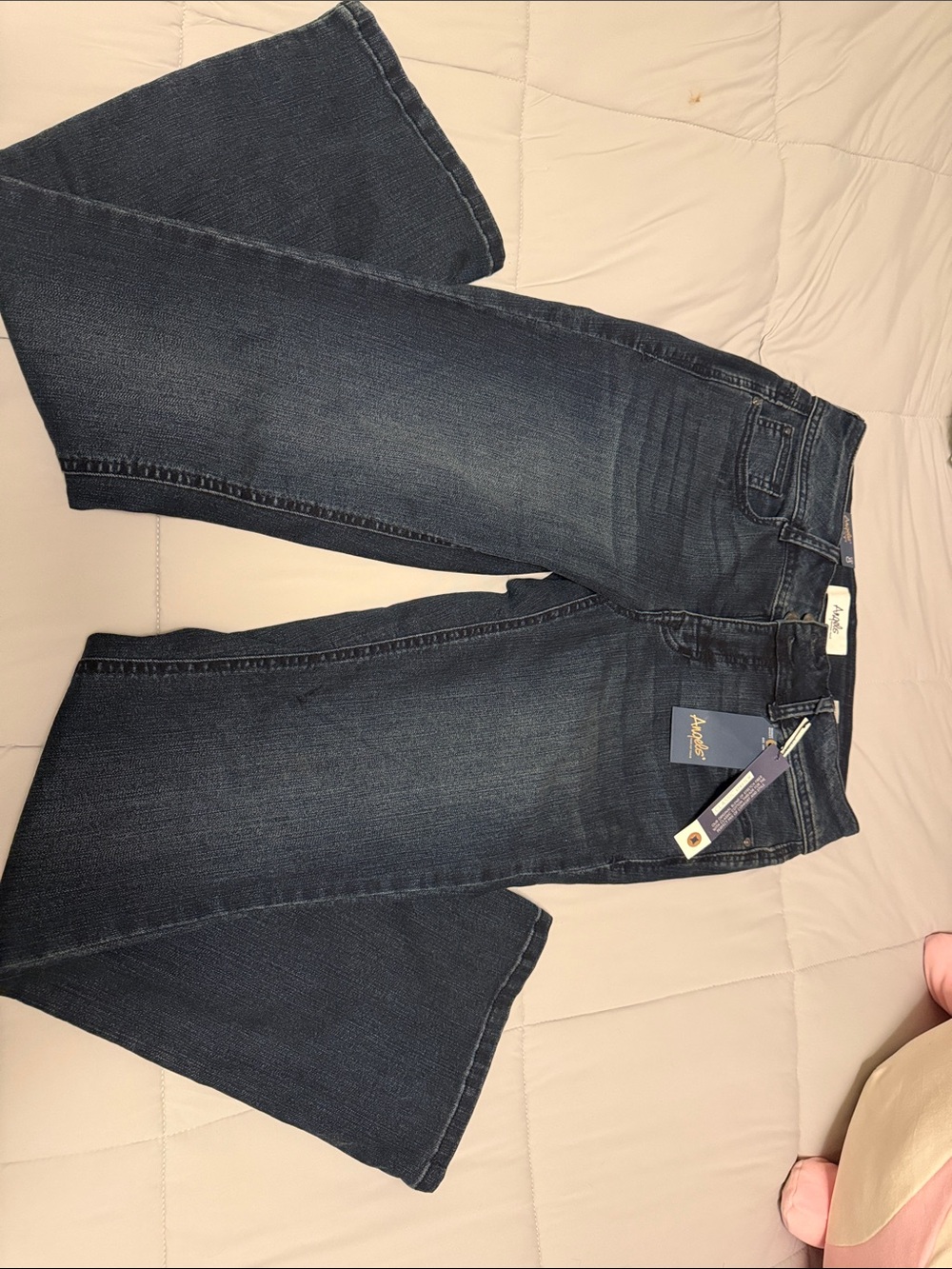 Angels Dark Wash Women’s Jeans - Curvy Bootcut